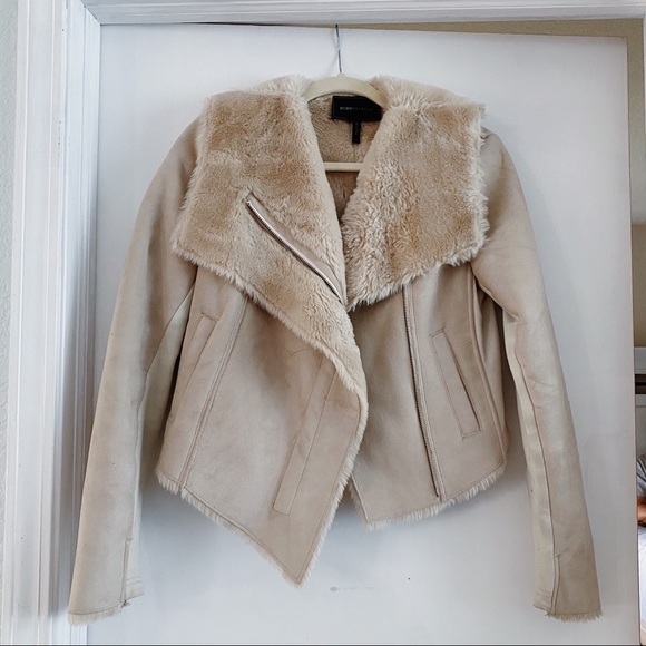 BCBG Max Azria Faux Shearling Jacket - Picture 4 of 6